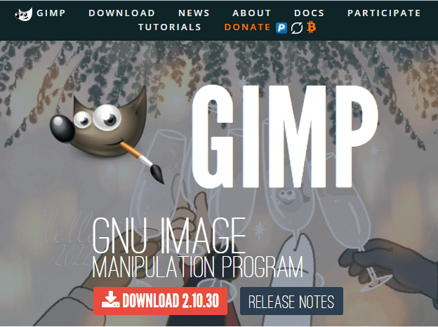 Tải xuống trang cho GIMP Photo Editor |  phần mềm chỉnh sửa ảnh gimp