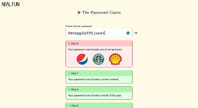 trò chơi mật khẩu