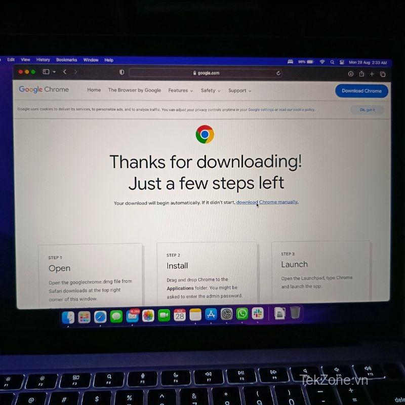 google chrome trên mac