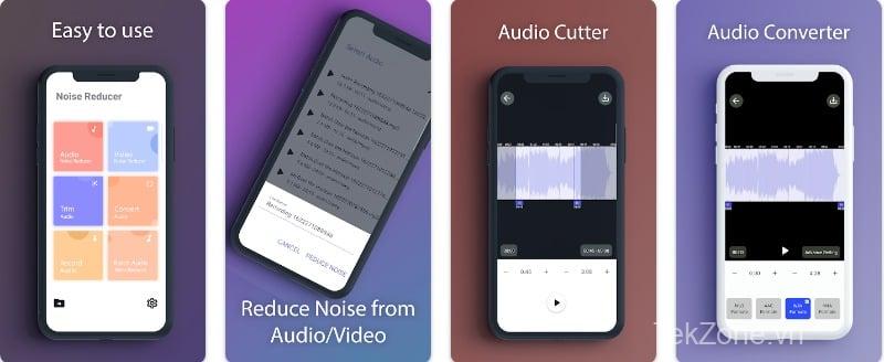 ứng dụng giảm tiếng ồn trong âm thanh-video