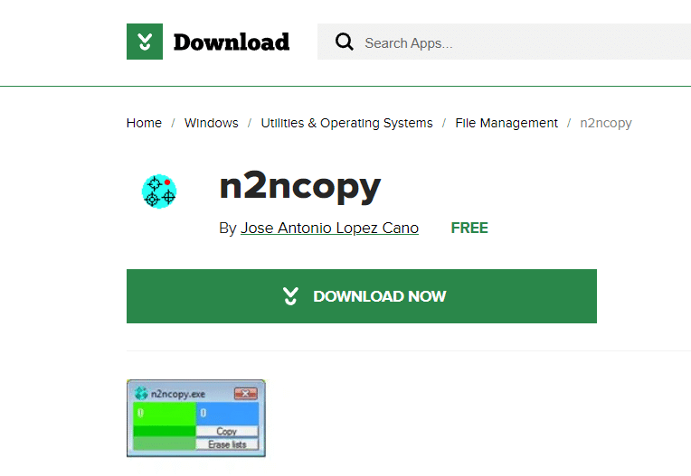 Tải xuống trang cho n2ncopy